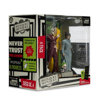 Movie Maniacs Beetlejuice Beetlejuice 6-Inch Scale Posed Figure 4-Pack