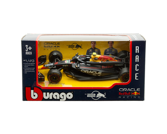 Formula 1 Oracle Red Bull RB20 Max Verstappen #1 with Helmet (2024) Die-Cast Metal 1:43 Scale Vehicle