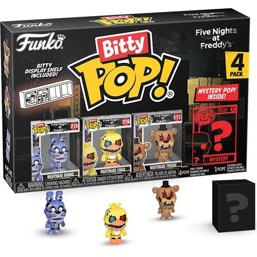 Five Nights at Freddy's Nightmare Bonnie Funko Bitty Pop! Mini-Figure 4-Pack (ETA NOVEMBER / DECEMBER 2023)