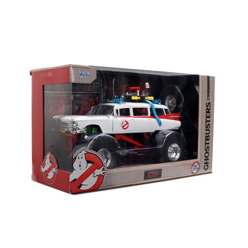 Hollywood Rides Ghostbusters Ecto-1 Monster Truck 1:24 Scale Die-Cast Metal Vehicle