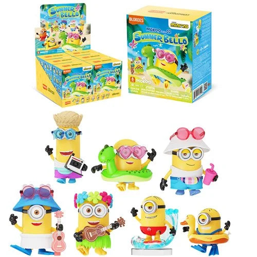 Minions Mokoo 02 Summer Bello Blind Box Mini Model Kit