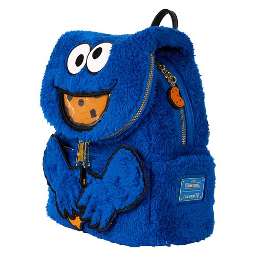 Sesame Street Cookie Monster Plush Mini-Backpack with Coin Purse