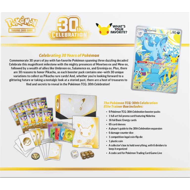 Pokémon TCG | 30th Celebration Elite Trainer Box | Pokémon