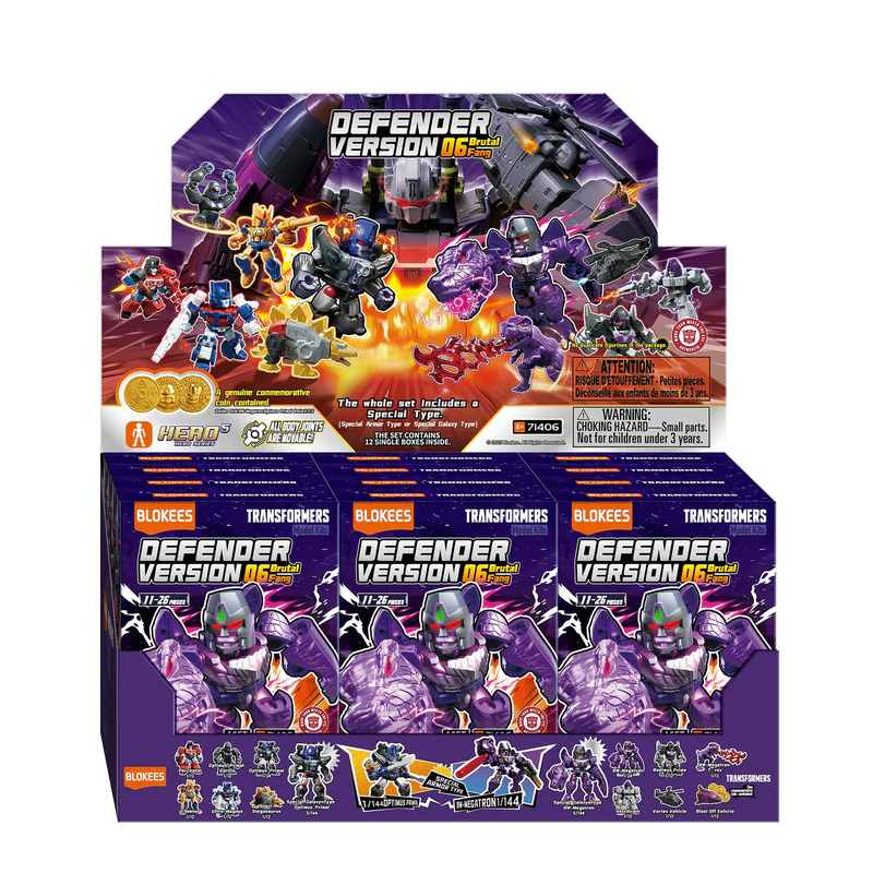 Blokees Transformers Defender Version 06 Brutal Fang