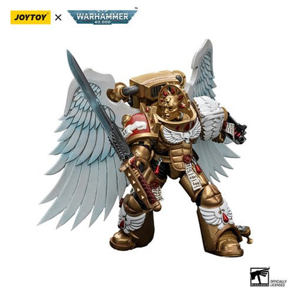 Joy Toy Warhammer 40,000 Blood Angels Sanguinary Guard with Encarmine Sword Version 1 1:18 Scale Action Figure (ETA January / February 2025)