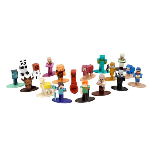 Minecraft Wave 13 Nano MetalFigs Die-Cast Metal Mini-Figure 18-Pack