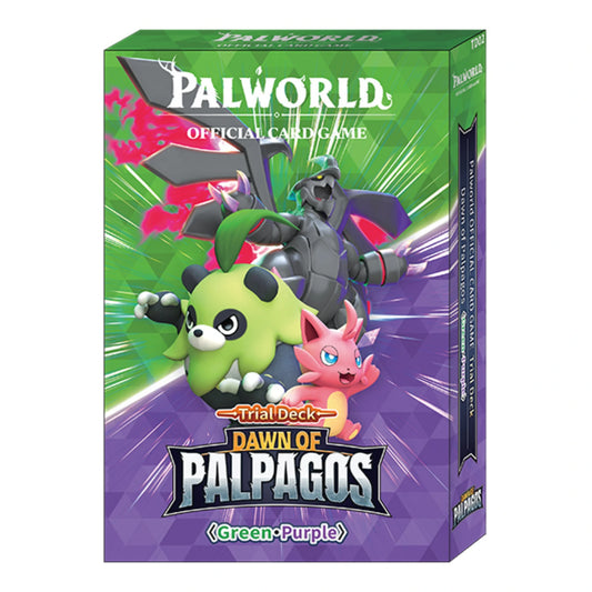 Palworld TCG: Dawn of Palpagos: Trial Deck: Green & Purple