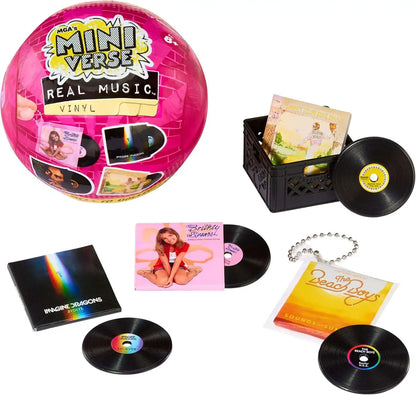 MINIVERSE REAL MUSIC BLIND PACK MINI PLAYABLE VINYL RECORDS - PREORDER