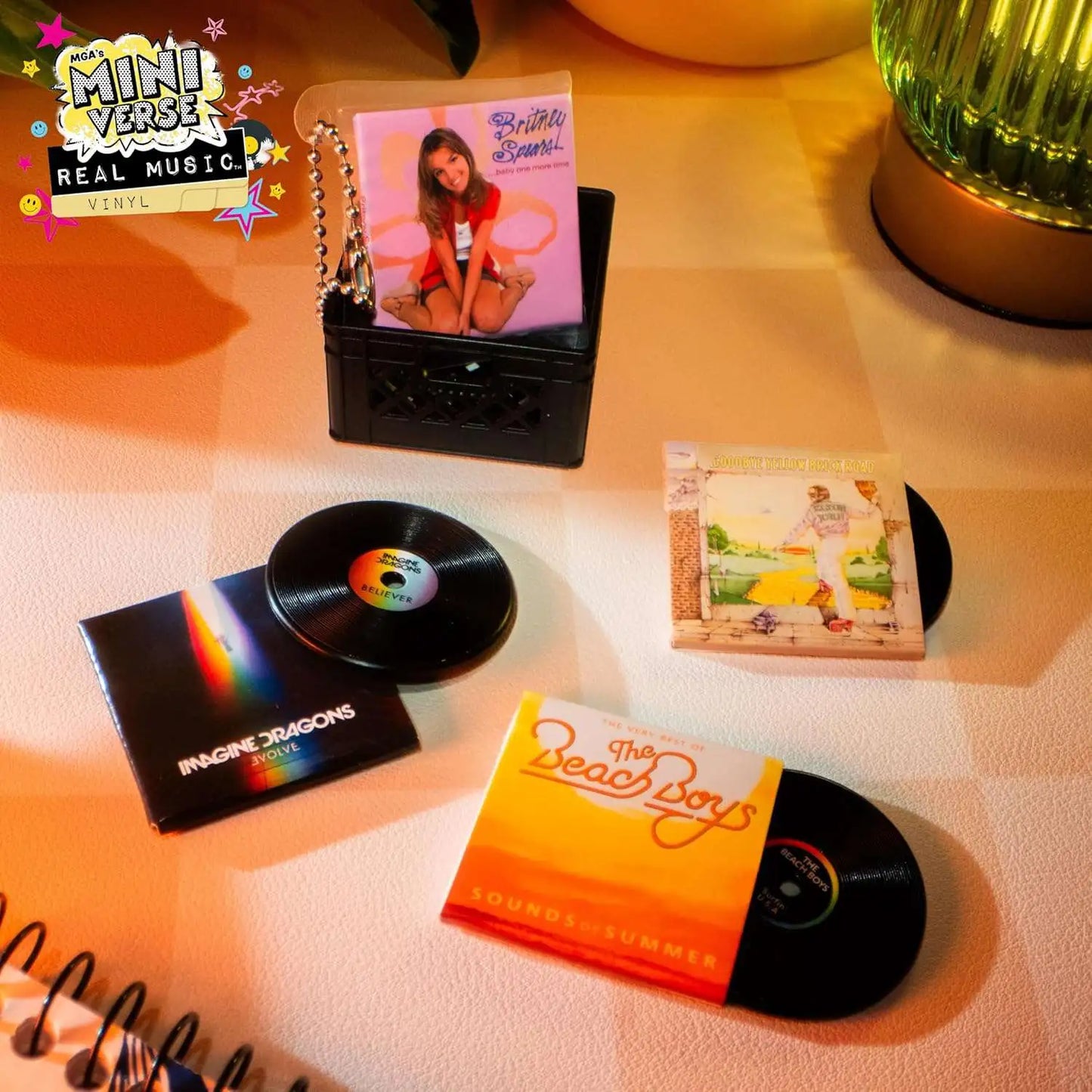 MINIVERSE REAL MUSIC BLIND PACK MINI PLAYABLE VINYL RECORDS - PREORDER