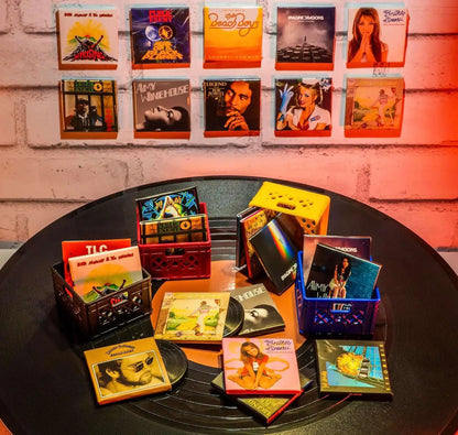 MINIVERSE REAL MUSIC BLIND PACK MINI PLAYABLE VINYL RECORDS - PREORDER