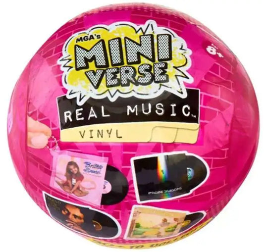 PRE-ORDER - MINIVERSE REAL MUSIC BLIND PACK MINI PLAYABLE VINYL RECORDS