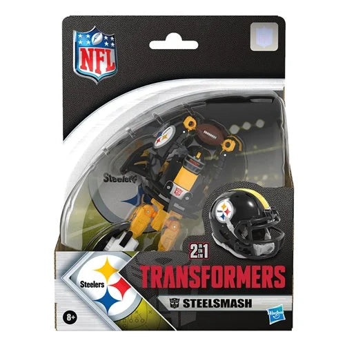 PREORDER - Transformers NFL Pittsburgh Steelers Steelmash Action Figure – PREORDER March 2026 – Licensed NFL Toy
