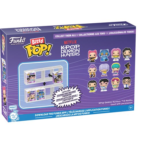 KPop Demon Hunters Rumi Bitty Pop! 4-Pack | Preorder | Funko