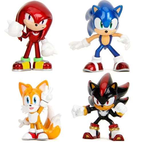 Sonic the Hedgehog 2 1/2-Inch MetalFigs Die-Cast Metal Mini-Figure 4-Pack