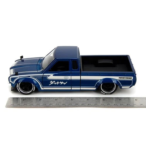 JDM Tuners 1972 Datsun 620 Pickup Gloss Blue 1:24 Scale Die-Cast Metal Vehicle (ETA JANUARY 2025)