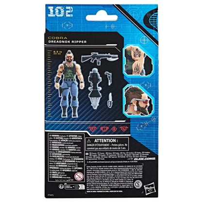 G.I. Joe Classified Series Dreadnok Ripper 6-Inch Action Figure (ETA DECEMBER 2023 / JANUARY 2024)