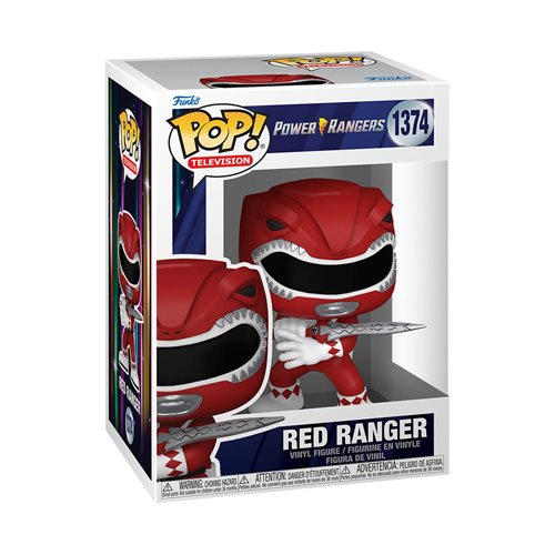 Mighty Morphin Power Rangers 30th Anniversary Red Ranger Funko Pop! Vinyl Figure #1374 (ETA SEPTEMBER / OCTOBER 2023)