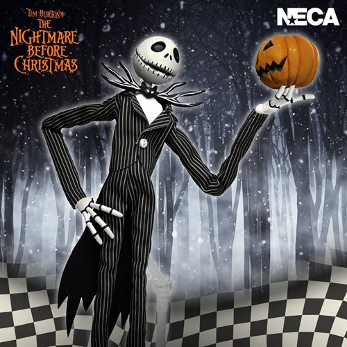 The Nightmare Before Christmas Jack Skellington with Pumpkin Articulated Action Figure