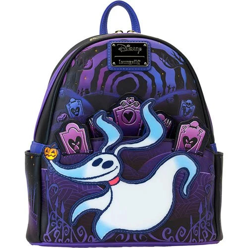 Nightmare Before Christmas Zero and Jack Light-Up Mini Backpack