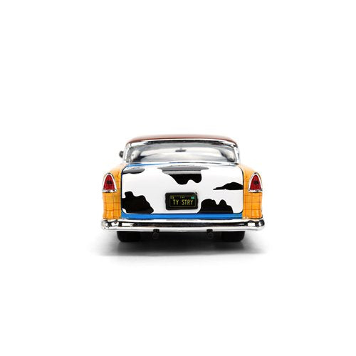 Toy Story 1955 Chevrolet Bel Air with Woody | 1:24 Die-Cast | Jada Toys