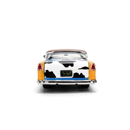 Toy Story 1955 Chevrolet Bel Air with Woody | 1:24 Die-Cast | Jada Toys