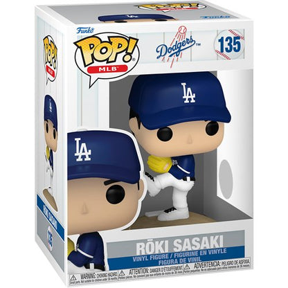 MLB Dodgers Roki Sasaki (Alternate) Funko Pop! Vinyl Figure #135 (PREORDER - July / August 2026)