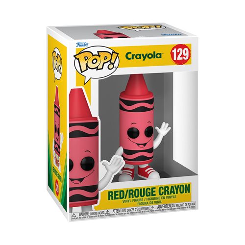 Crayola Red Crayon Funko Pop! Vinyl Figure #129 (ETA DECEMBER 2023/ JANUARY 2024)