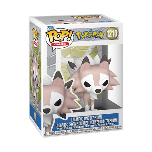 Pokemon Lycanroc (Midday Form) Funko Pop! Vinyl Figure #1210 - PREORDER