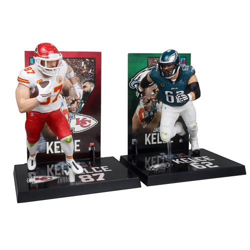 NFL SportsPicks 2024 Travis Kelce and Jason Kelce 7-Inch Scale Posed Figure 2-Pack (ETA MARCH/APRIL 2025)