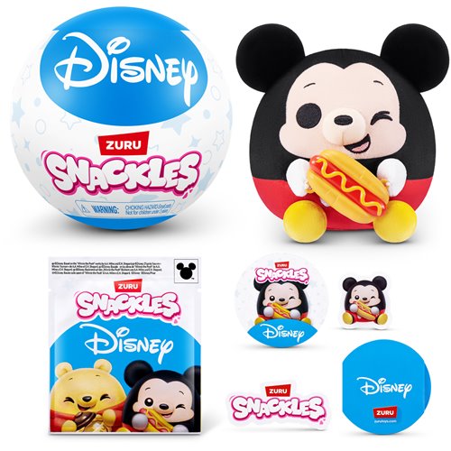Snackles Disney Series 1 Blind-Box 5-Inch Plush Capsule