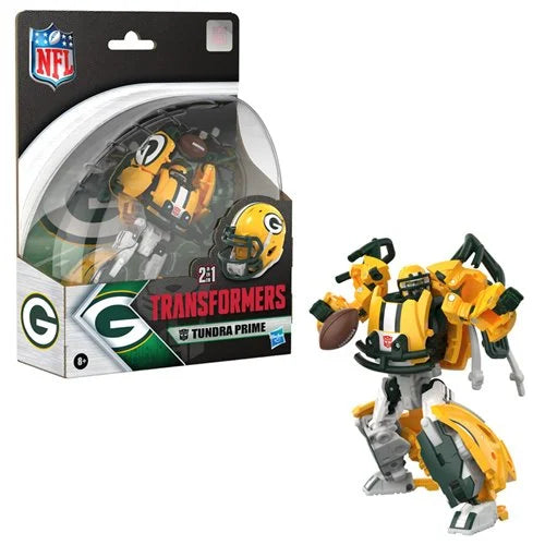 PREORDER - Transformers NFL Green Bay Packers Tundra Time Action Figure – PREORDER March 2026 – Licensed NFL Toy