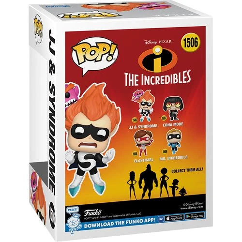 The Incredibles 20th Anniversary JJ and Syndrome Funko Pop! Vinyl Figure #1506 (ETA NOVEMBER / DECEMBER 2024)