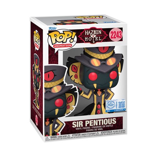 Hazbin Hotel Sir Pentious Funko Pop! Vinyl Figure #2243 - Specialty Series (ETA JANUARY / FEBRAURY 2026)