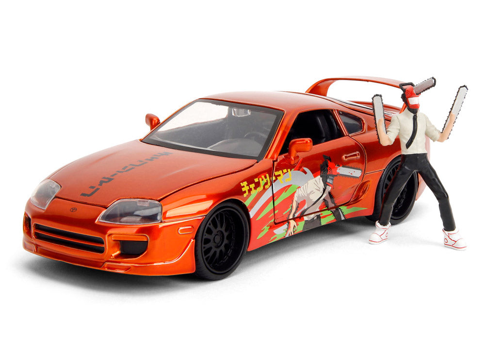 Hollywood Rides Chainsaw Man - 1:24 Scale 1995 Toyota Supra Model