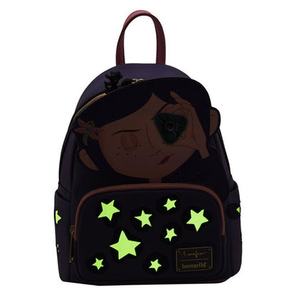 Coraline Stars Cosplay Glow-in-the-Dark Mini-Backpack