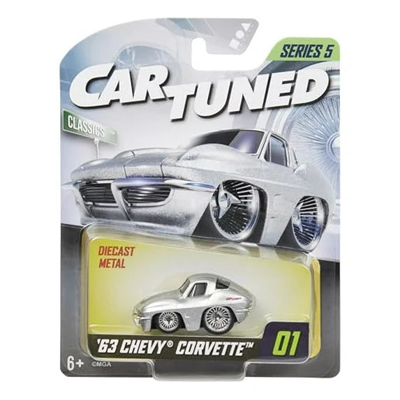 Car Tuned Series 5 – 1963 Chevy Corvette #01 | 1:64 Die-Cast Collectible