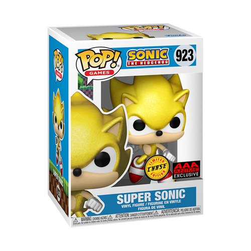 Sonic the Hedgehog Super Sonic Funko Pop! Vinyl Figure #923 - AAA Anime Exclusive (ETA APRIL / MAY 2024)