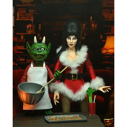 Elvira Very Scary Xmas Elvira 8-Inch Clothed Action Figure (ETA MARCH / APRIL 2025)