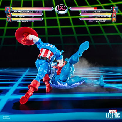 Marvel Legends Series Gamerverse Captain America vs. Venom 6-Inch Action Figures