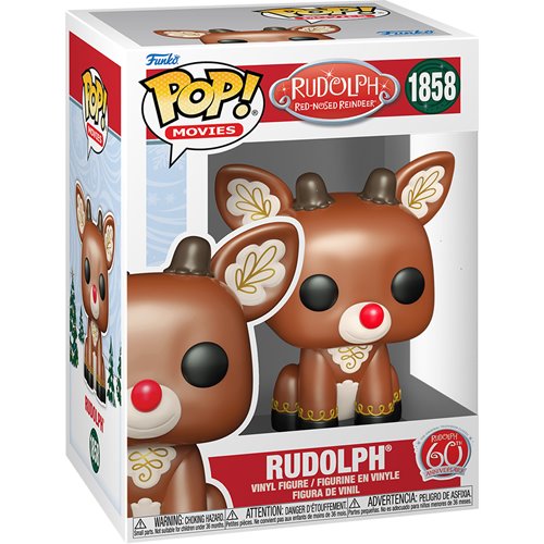 Rudolph the Red-Nosed Reindeer Holiday Rudolph Sitting Funko Pop! Vinyl Figure #1858 (ETA NOVEMBER / DECEMBER 2024)