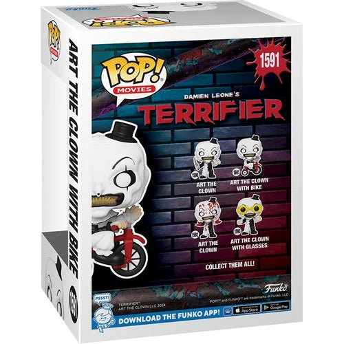 Terrifier Art the Clown with Bike Funko Pop! Vinyl Figure #1591