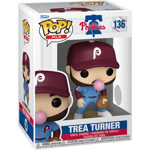 MLB Phillies Trea Turner (Alternate) Funko Pop! Vinyl Figure #136 (PREORDER - July / August 2026)