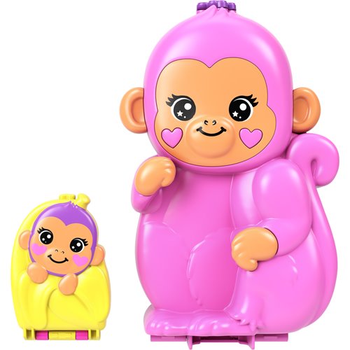 Polly Pocket Adventures in Rio Momma Monkey and Baby Compact Playset (ETA MARCH / APRIL 2025)