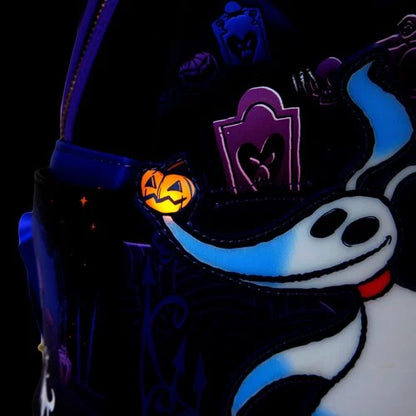 Nightmare Before Christmas Zero and Jack Light-Up Mini Backpack