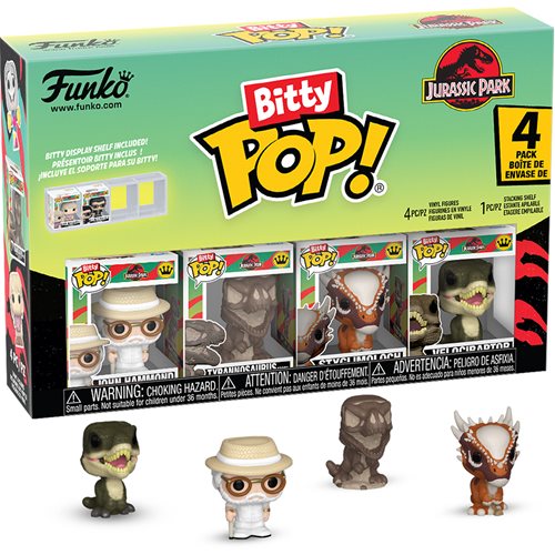 Jurassic Park Velociraptor Bitty Pop! 4-Pack | Funko