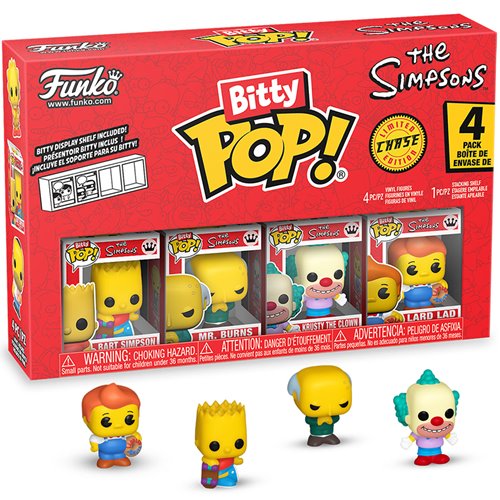 The Simpsons Bart Simpson Funko Bitty Pop! Mini-Figure 4-Pack