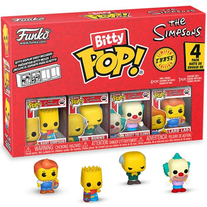 The Simpsons Bart Simpson Funko Bitty Pop! Mini-Figure 4-Pack