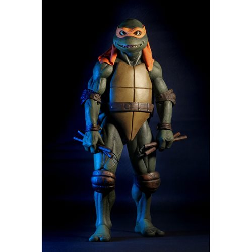 TMNT 1990 Movie | Michelangelo NECA 1:4 Scale 16.5-Inch Action Figure | PREORDER