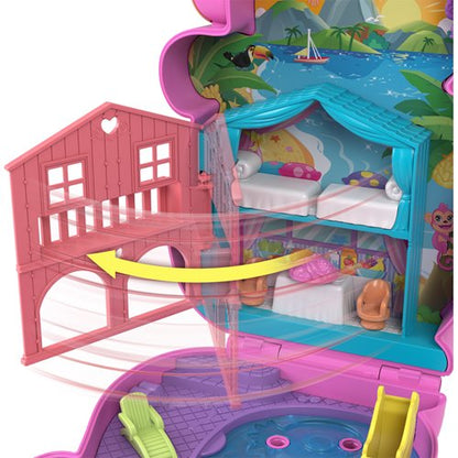 Polly Pocket Adventures in Rio Momma Monkey and Baby Compact Playset (ETA MARCH / APRIL 2025)