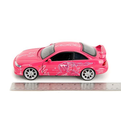 Fast and Furious 1995 Honda Integra Type R Suki's Pink Design 1:24 Scale Die-Cast Metal Vehicle